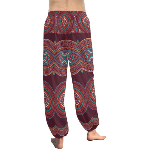 Abstract Tribal Stripes HORIZONTAL Women's All Over Print Harem Pants (Model L18)