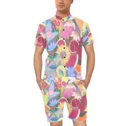 La Vida Magica Men's Short Sleeve Jumpsuit