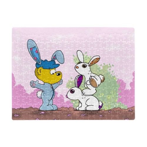 Ferald and The Bunnies A3 Size Jigsaw Puzzle (Set of 252 Pieces)