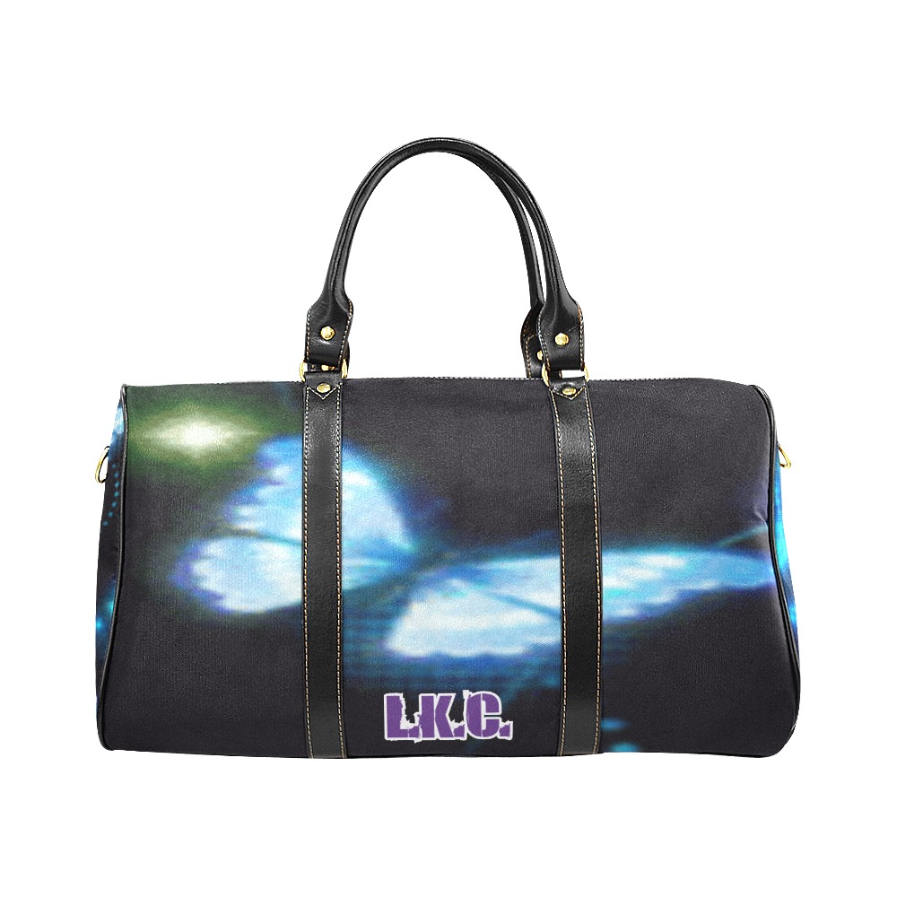 butterflies-light New Waterproof Travel Bag/Small (Model 1639)