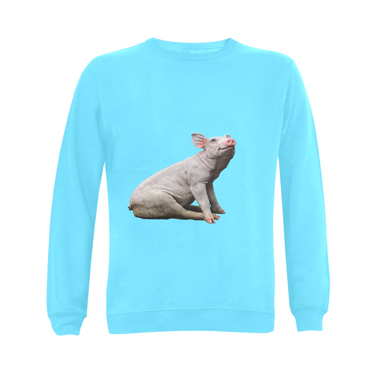pig b Gildan Crewneck Sweatshirt(NEW) (Model H01)