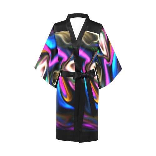 Blurred background of abstract pattern Night Rob Kimono Robe