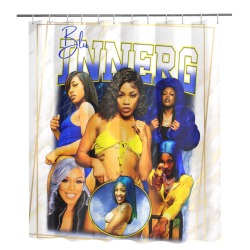 Blu InnerG Shower Curtain 72"x84"