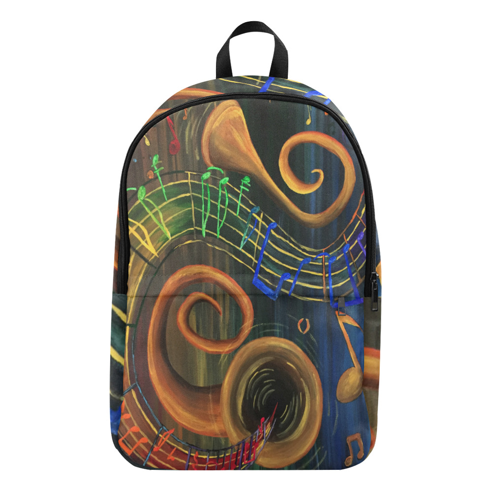 The ART of Music Fabric Backpack for Adult (Model 1659)