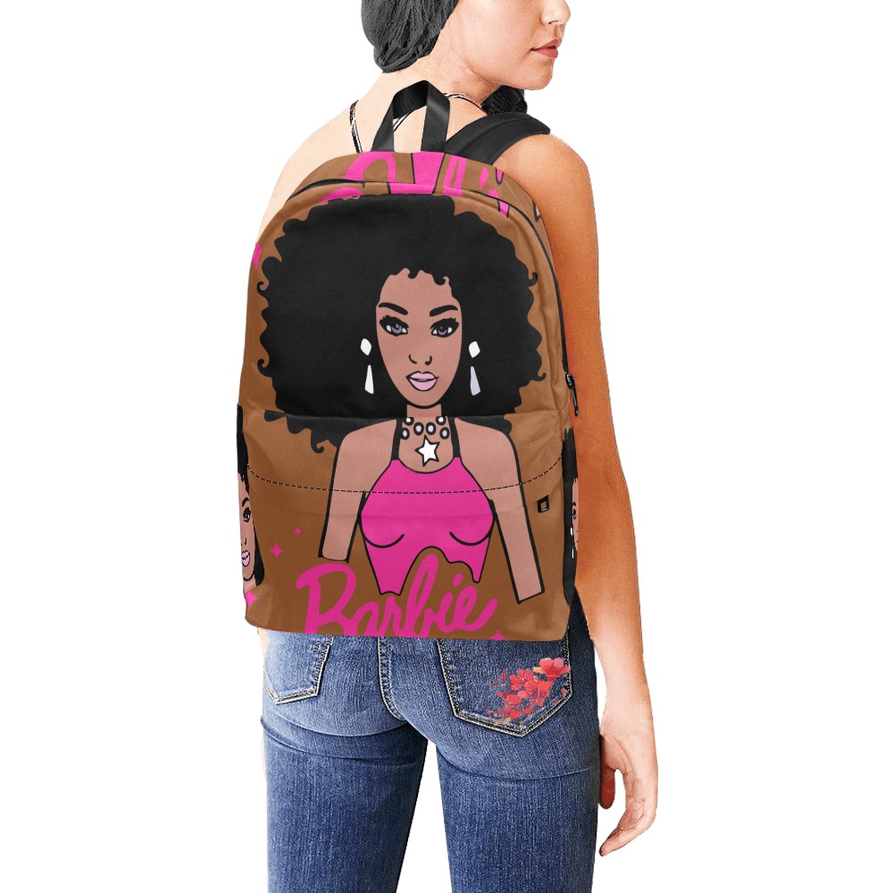 Afro Barbie Backpack Unisex Classic Backpack (Model 1673)