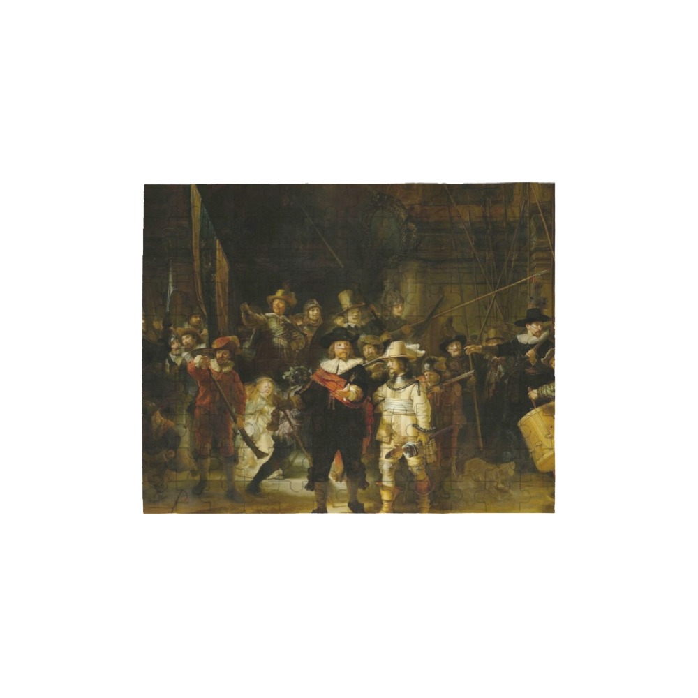 Rembrandt-The Night Watch 120-Piece Wooden Photo Puzzles