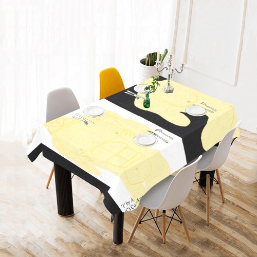 1 Cotton Linen Tablecloth 52"x 70"