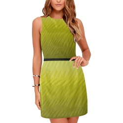 ylw wavespike Eos Women's Sleeveless Dress (Model D01)