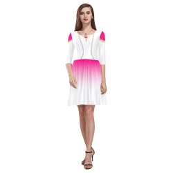 genevieve Tethys Half-Sleeve Skater Dress(Model D20)