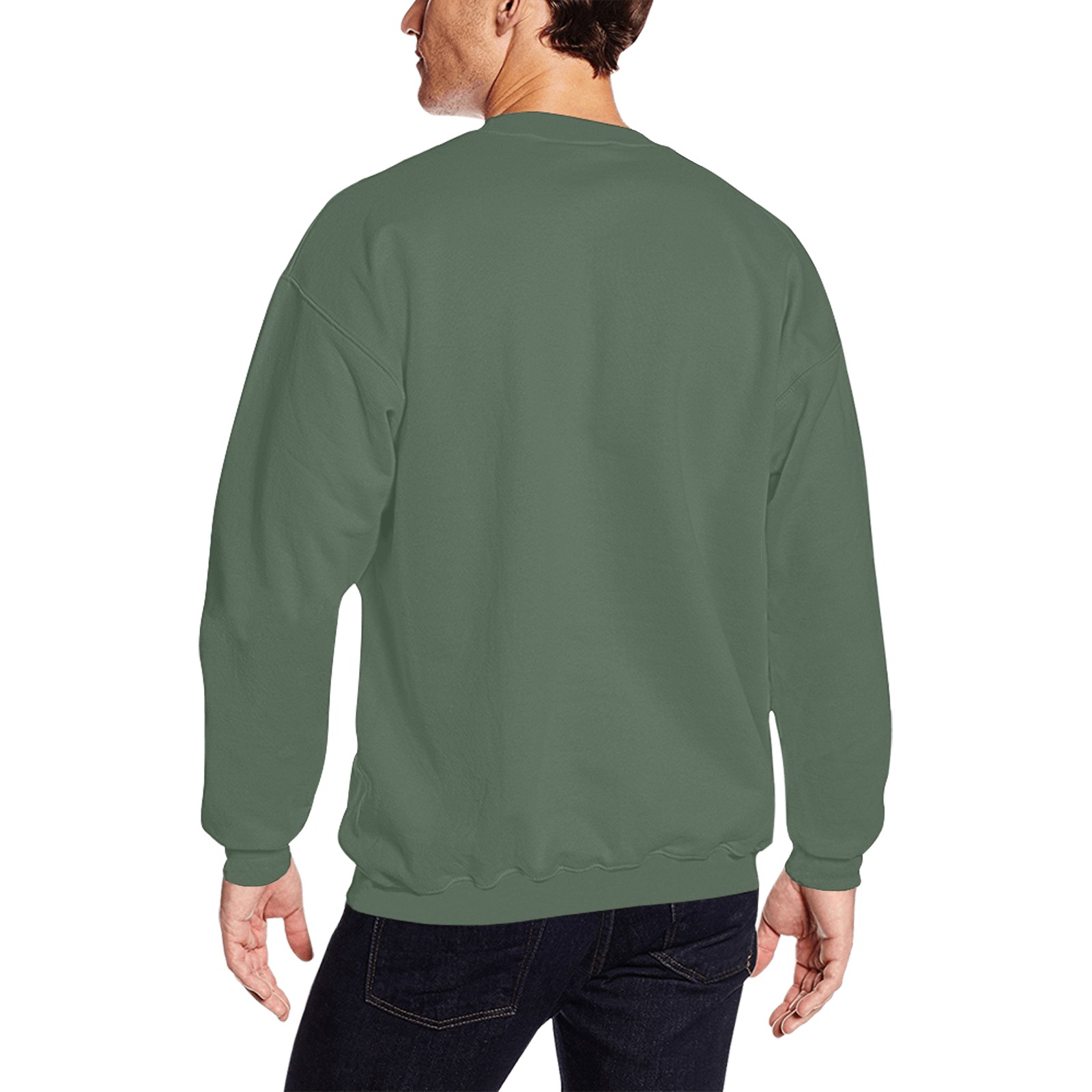 Enjoy The Little Things Men's Oversized Fleece Crew Sweatshirt (Model H18)