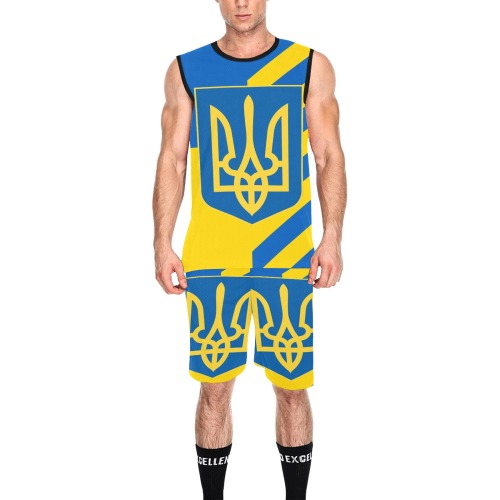 UKRAINE All Over Print Basketball Uniform