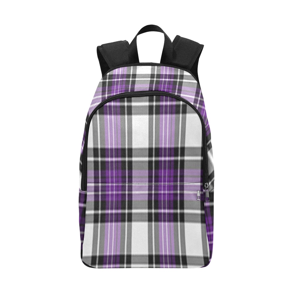 Purple Plaid Backpack