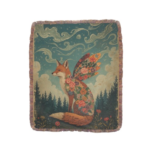 Whimsical Winged Fox