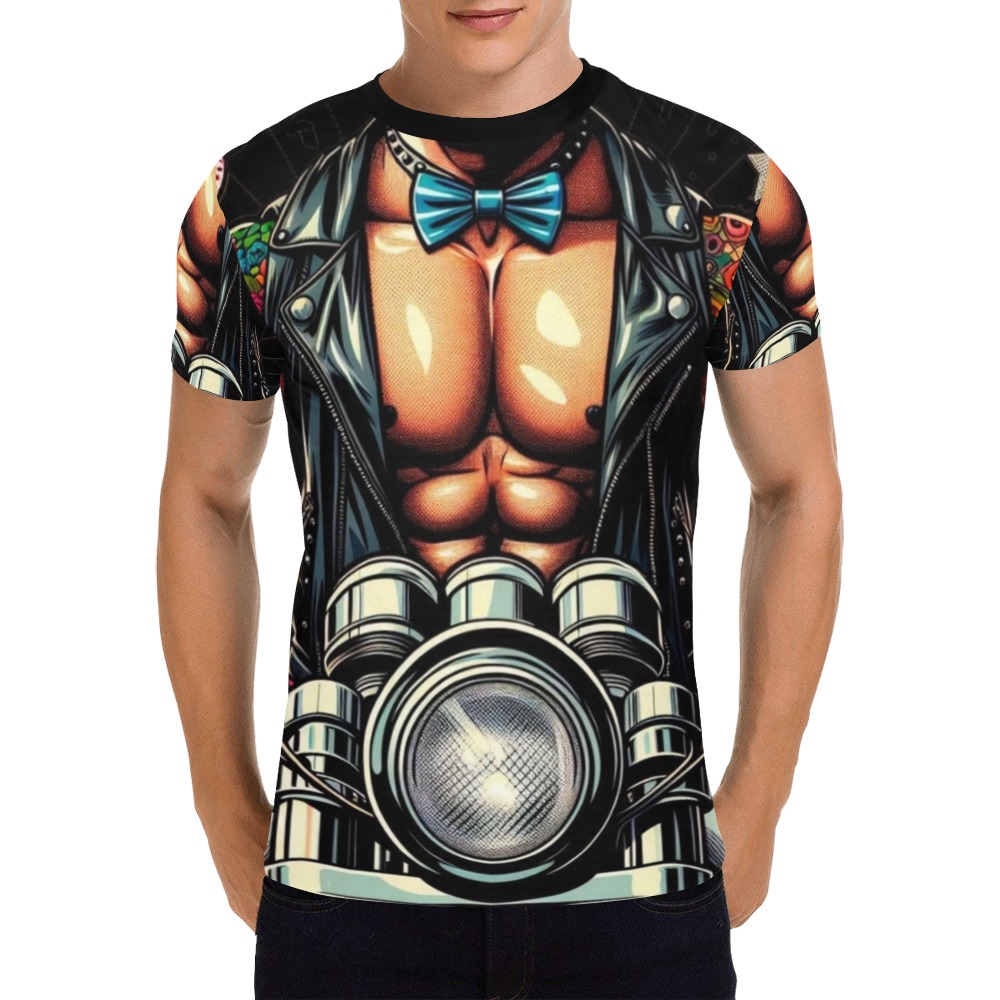 More Sexy by Fetishworld All Over Print T-Shirt for Men (USA Size) (Model T40)