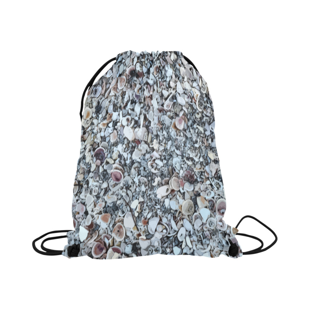 Shells On The Beach 7294 Large Drawstring Bag Model 1604 (Twin Sides)  16.5"(W) * 19.3"(H)
