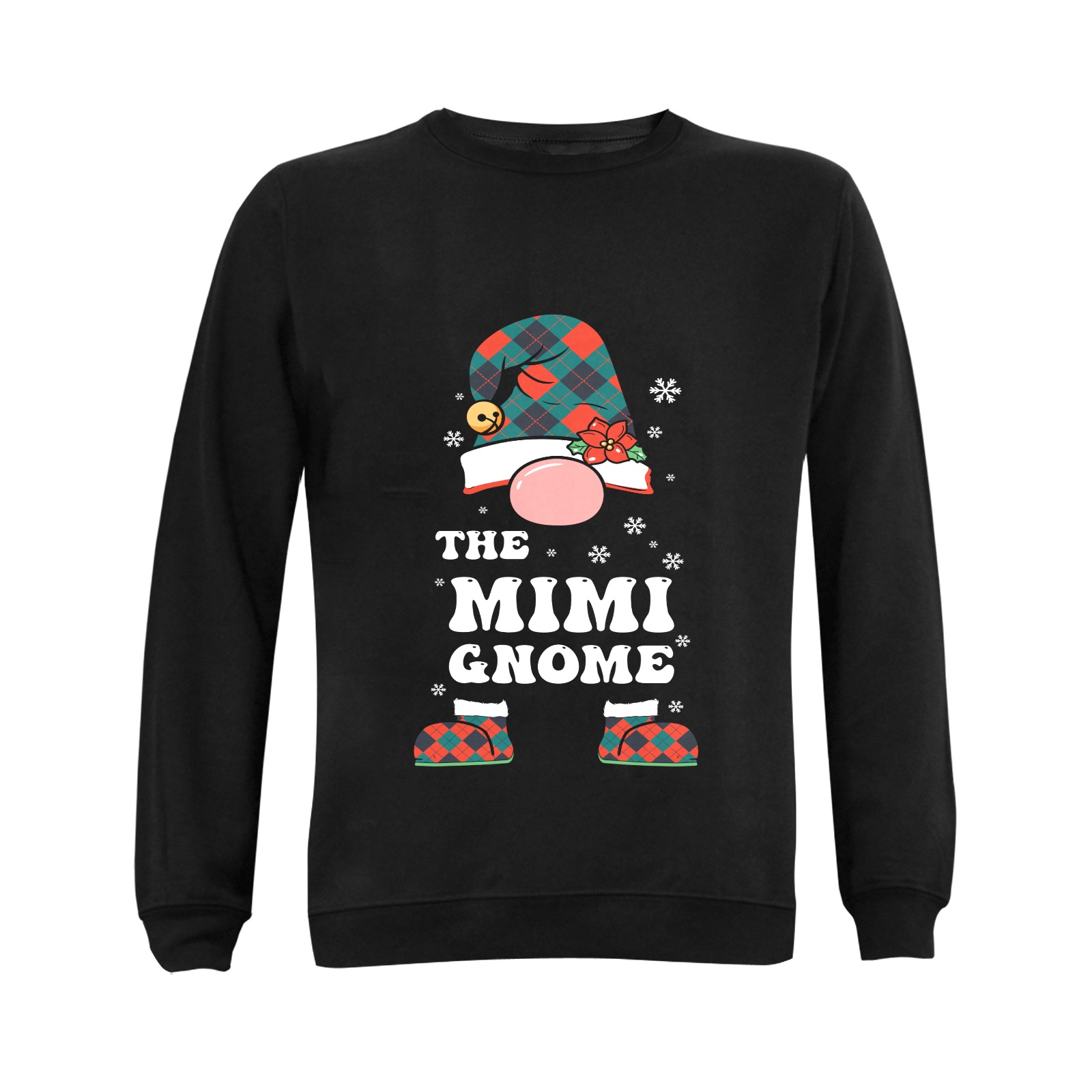The Mimi Gnome (BL) Gildan Crewneck Sweatshirt(NEW) (Model H01)