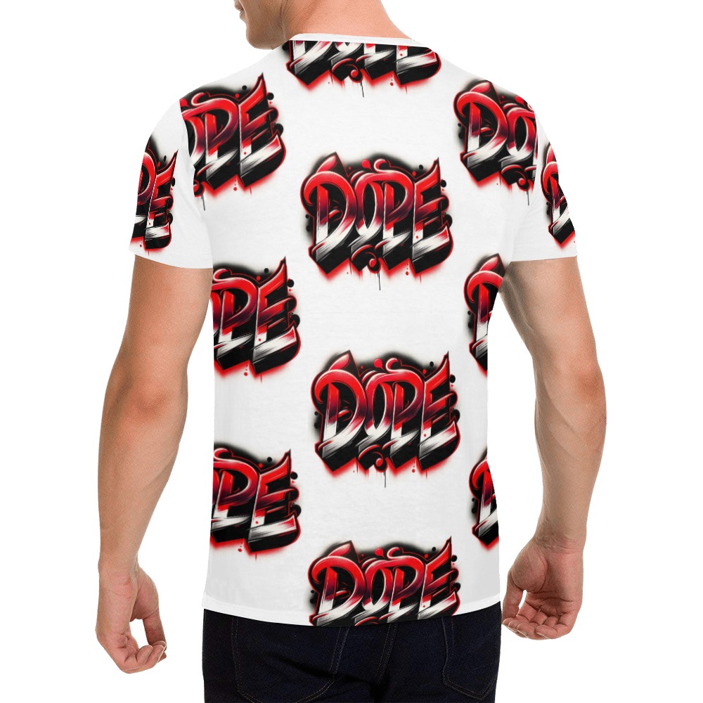 RedBlack Dope - All Over Print T-Shirt for Men (USA Size) (Model T40)