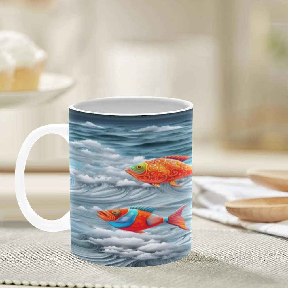 Ocean Life White Mug(11OZ)