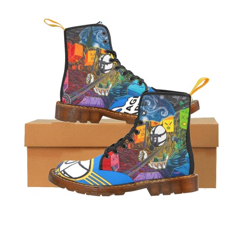 wage art with ISH Martin Boots For Women Model 1203H