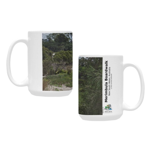 Merimbula Boardwalk Scenic Mug (443ml/15oz) - MB2022.01 Custom Ceramic Mug (15OZ)