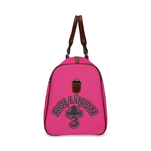 RollinOn3 Hot Pink Travel Bag Waterproof Travel Bag/Small (Model 1639)