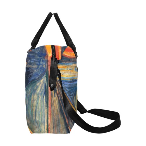 Edvard Munch-The scream Large Capacity Duffle Bag (Model 1715)