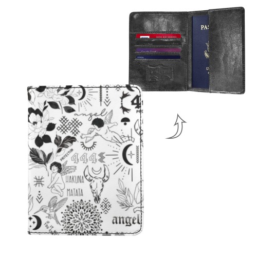 Positive pattern tattoos BW