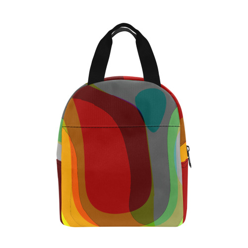Colorful Abstract 118 Zipper Lunch Bag (Model 1720)