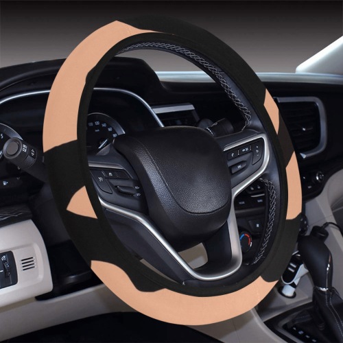 Abstract steering wheel cover Steering Wheel Cover with Elastic Edge