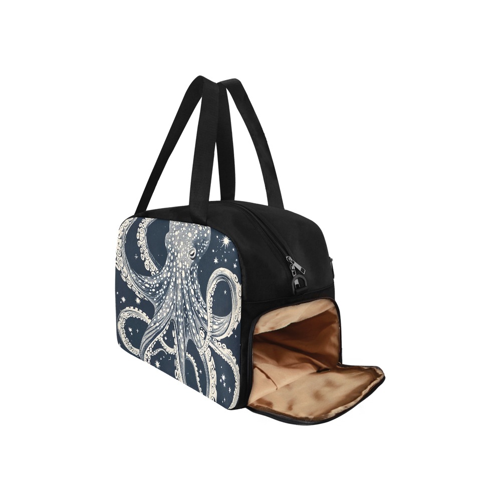 Octopus and Stars v1 Fitness Handbag (Model 1671)