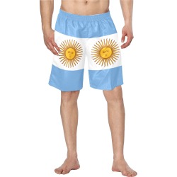 Flag_of_Argentina.svg Men's Swim Trunk (Model L21)