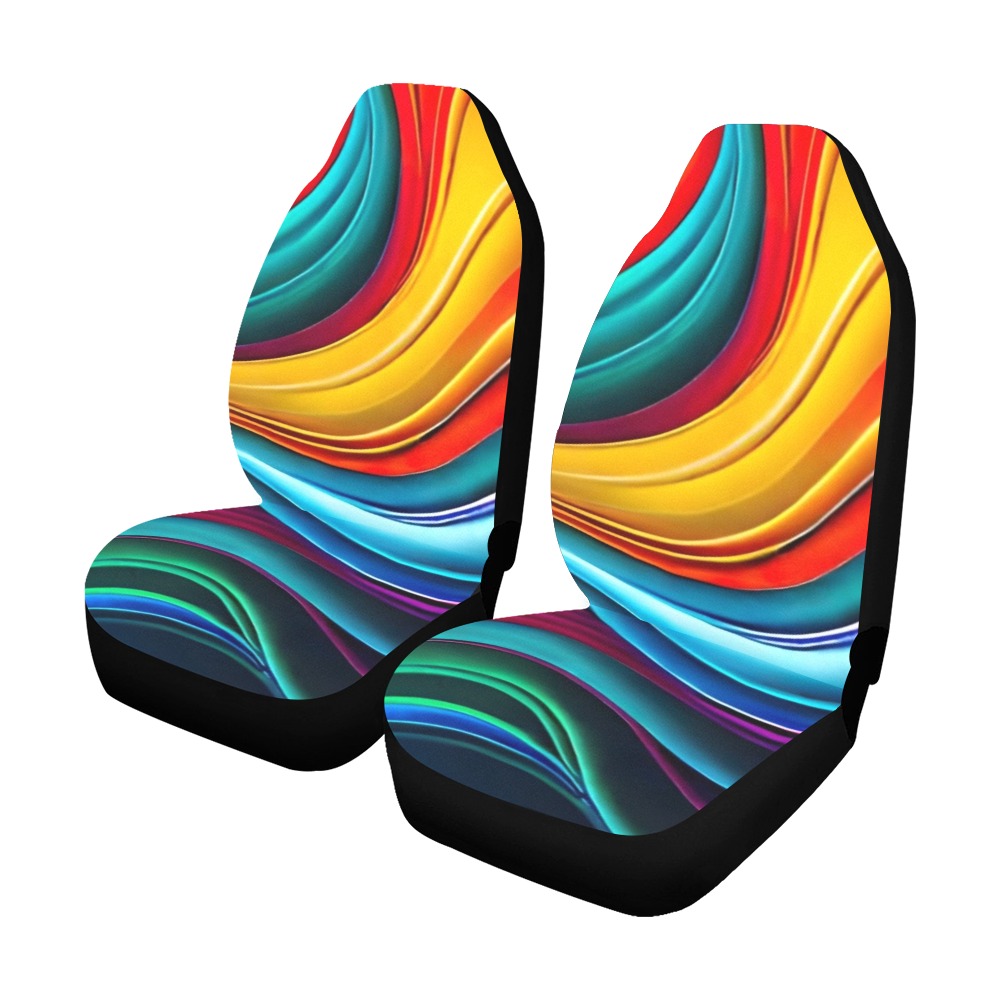 Rainbow Dreamscape Car Seat Covers (Set of 2)