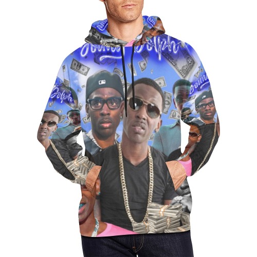 YOUNG DOLPH HOODIE All Over Print Hoodie for Men (USA Size) (Model H13)