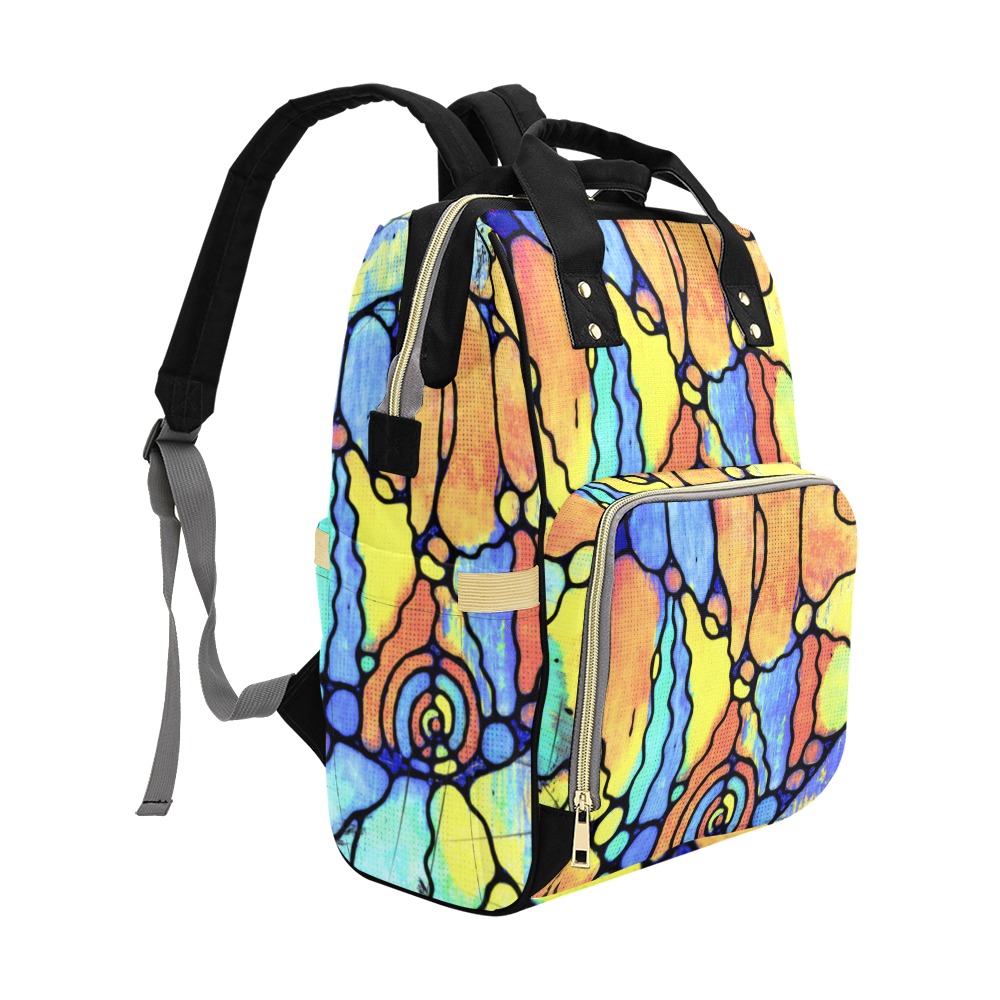 NEURO ART 6 Multi-Function Diaper Backpack/Diaper Bag (Model 1688)