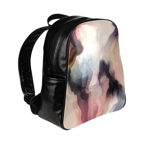 Digital liquid painting 23 Multi-Pockets Backpack (Model 1636)