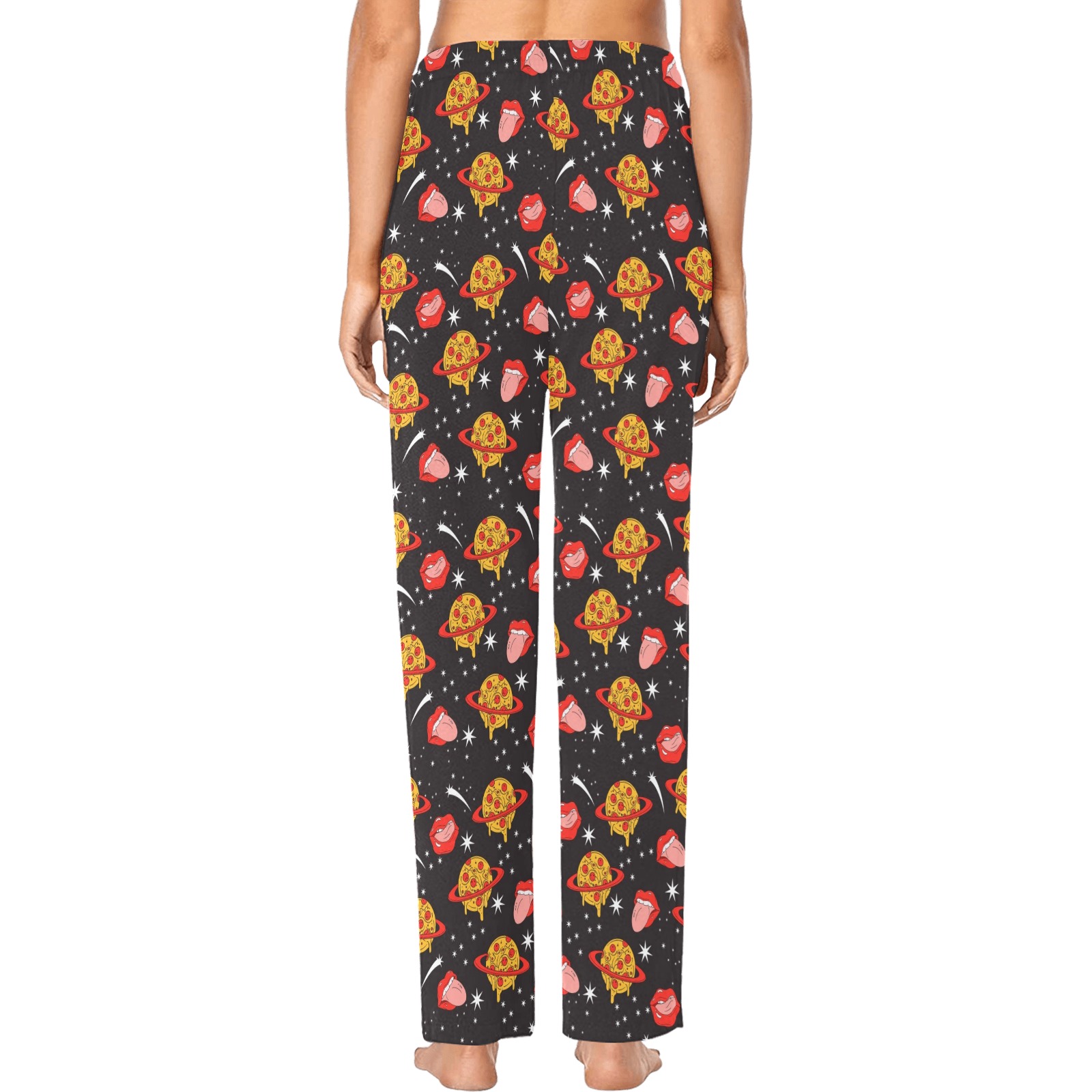 I like pizza space Women's Pajama Trousers