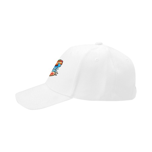 CAPE COD-GREAT WHITE EATING HOT DOG 2 Dad Cap