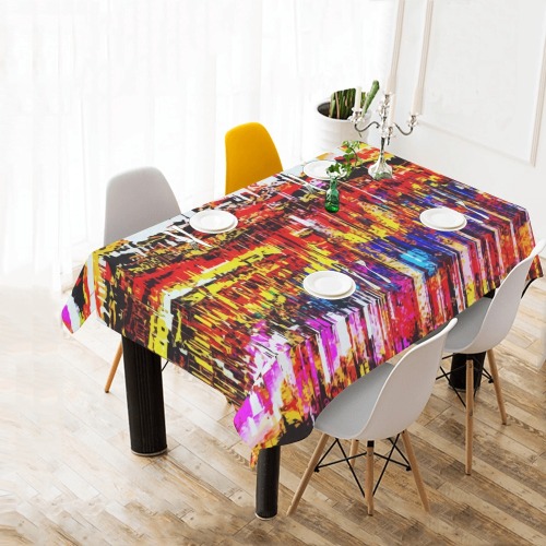 tintaliquida 2_vectorized Cotton Linen Tablecloth 60" x 90"