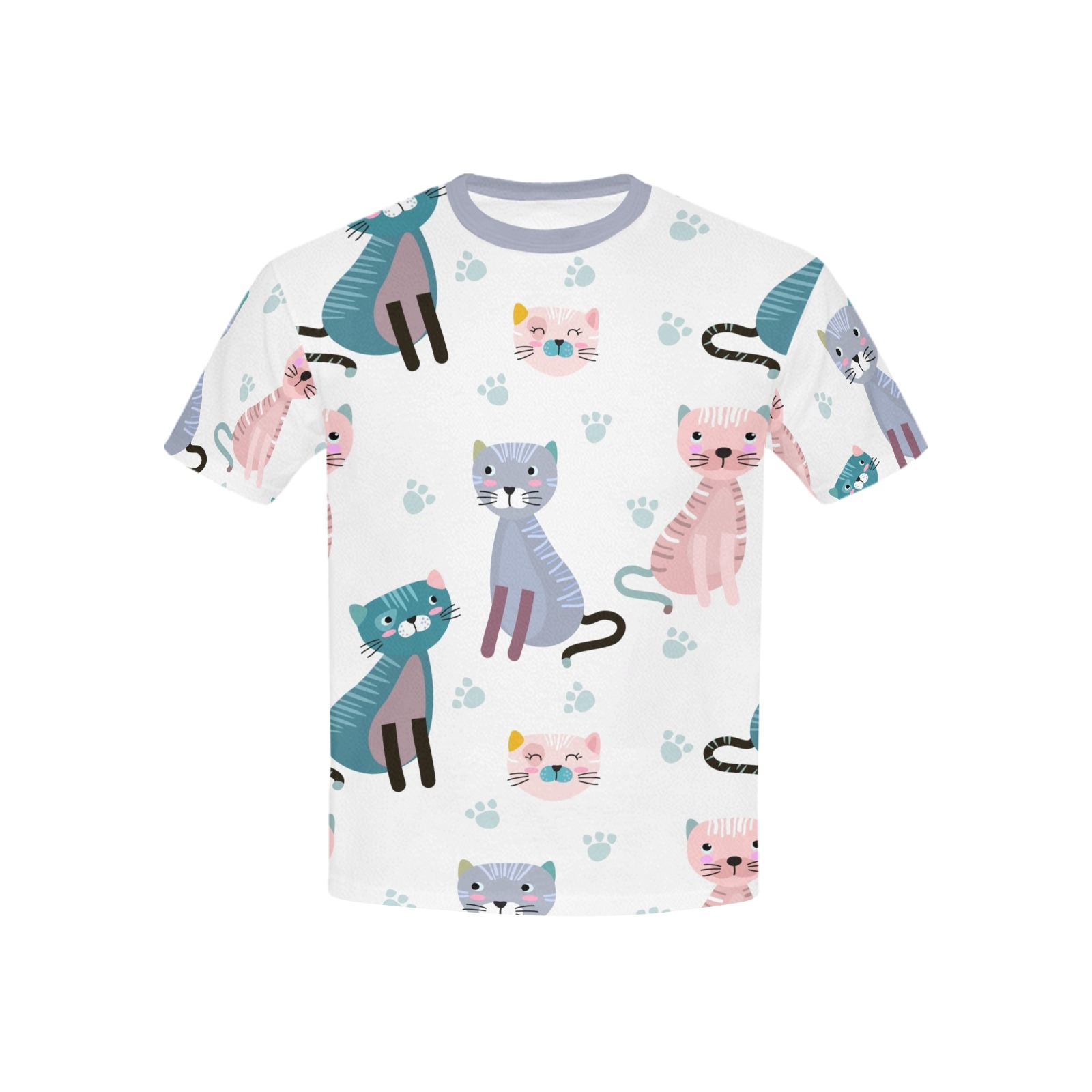 Adorable Cats Kids' All Over Print T-shirt (USA Size) (Model T40)