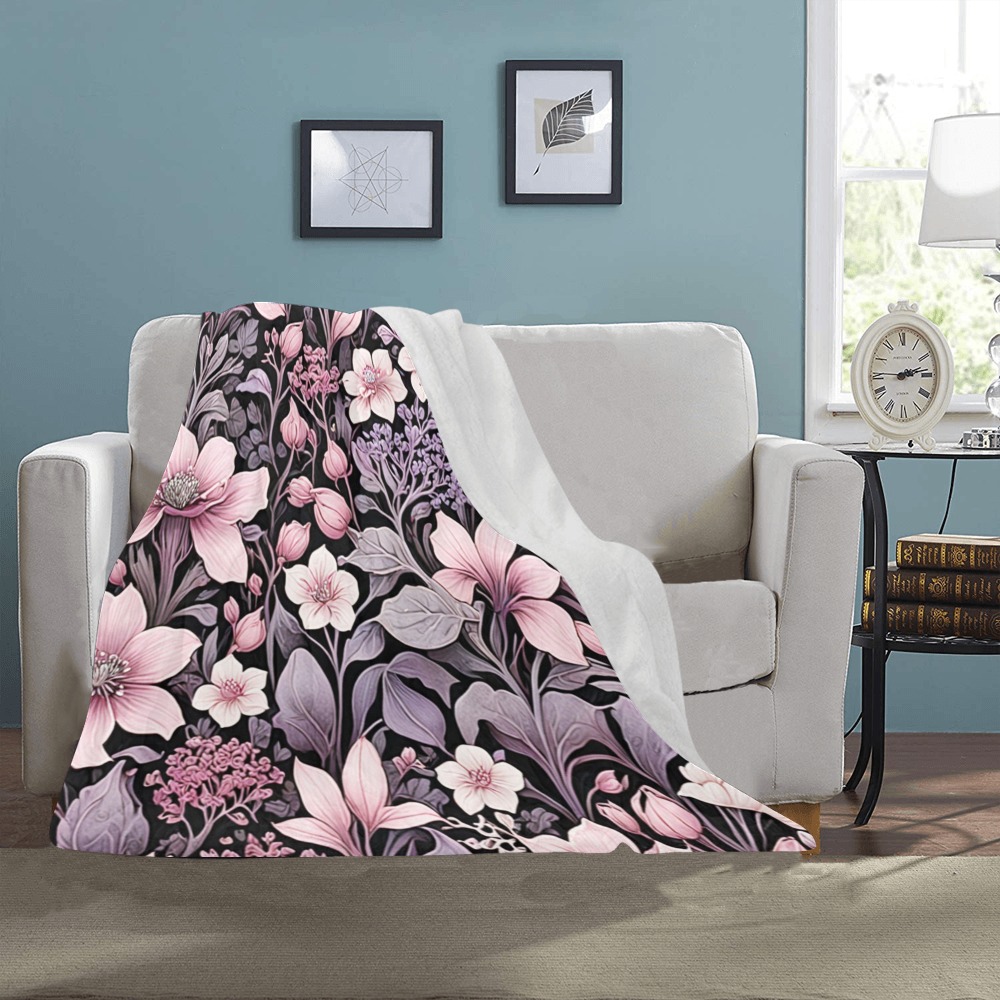 Fabulous Florals 15 Ultra-Soft Micro Fleece Blanket 40"x50"