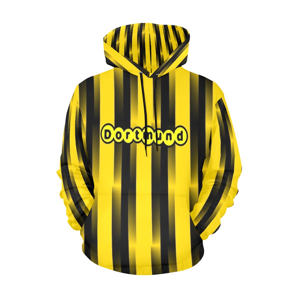 Dortmund Pop Colors Art by Nico Bielow All Over Print Hoodie for Men (USA Size) (Model H13)