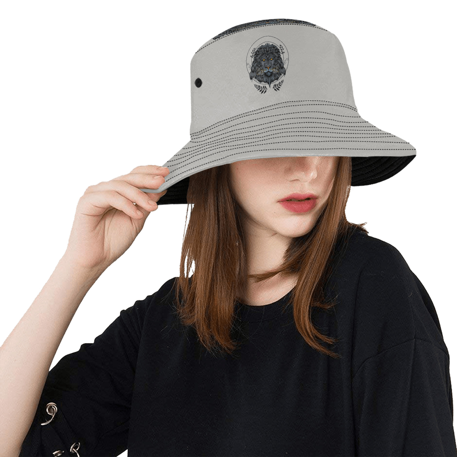 Lion Head Unisex Summer Bucket Hat