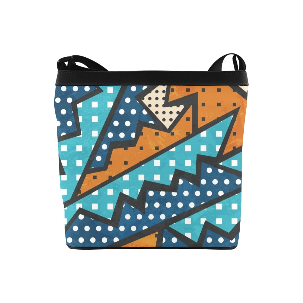 Vintage Abstract Grunge Crossbody Bags (Model 1613)