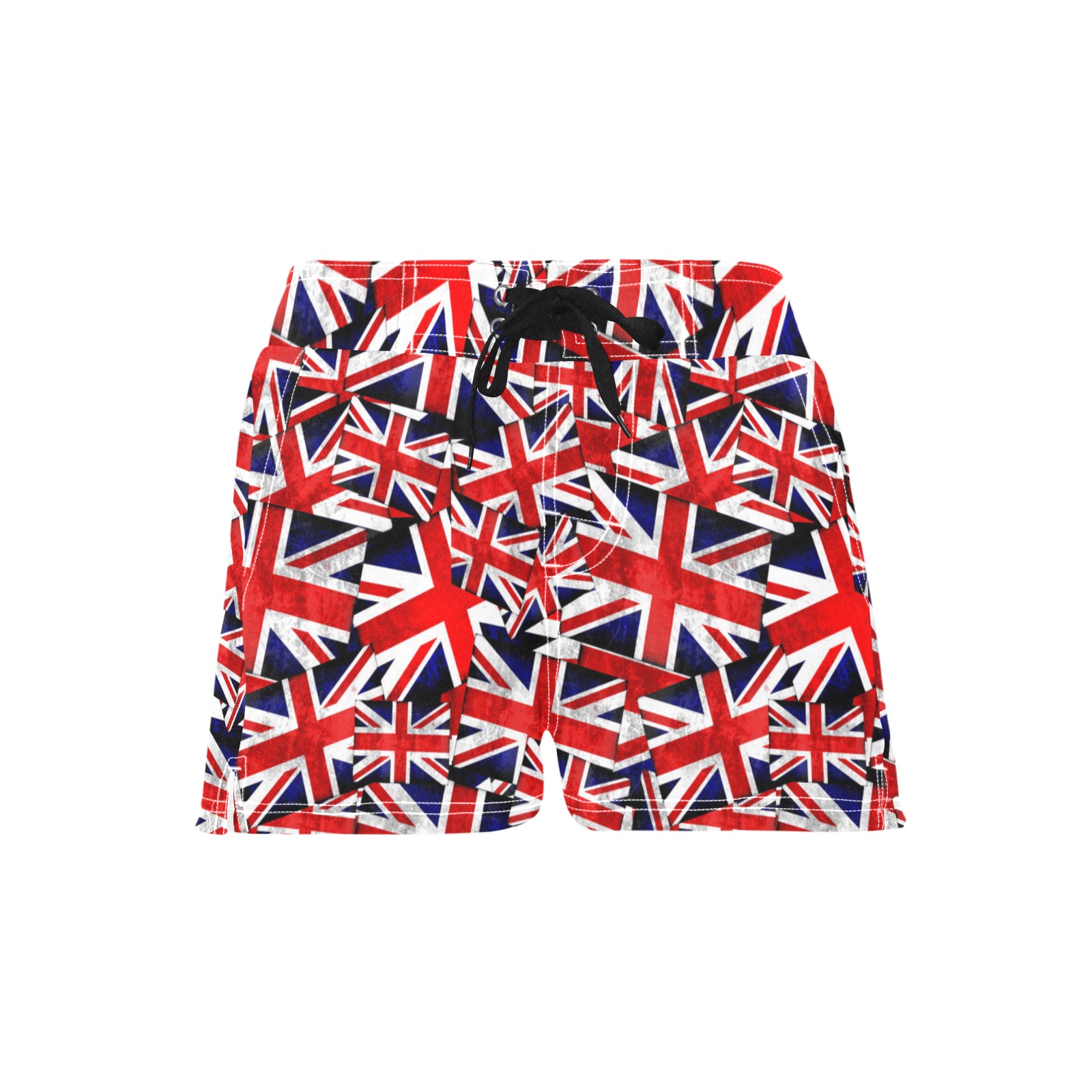 Union Jack British UK Flag Women's Casual Board Shorts (Model L54)