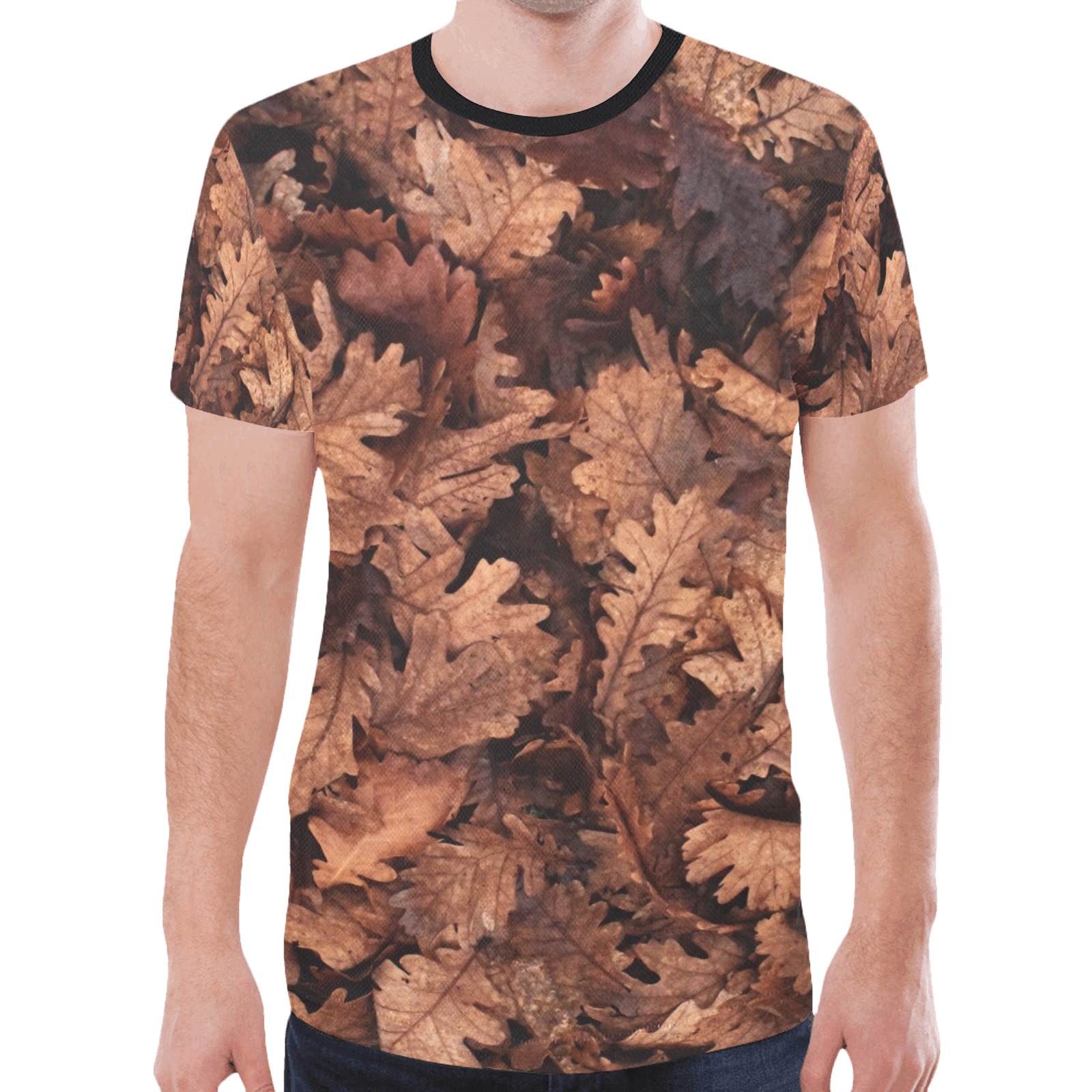 fall leaves New All Over Print T-shirt for Men (Model T45)