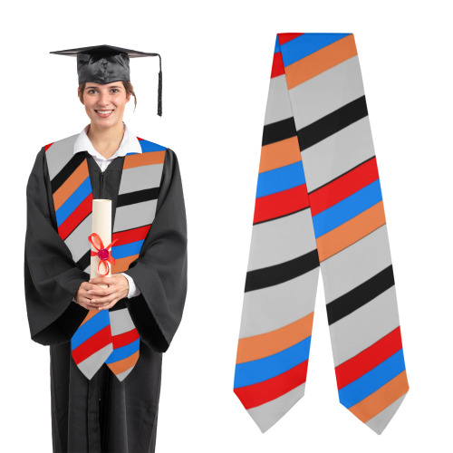 Armenian  Flag Stripe Graduation Stole