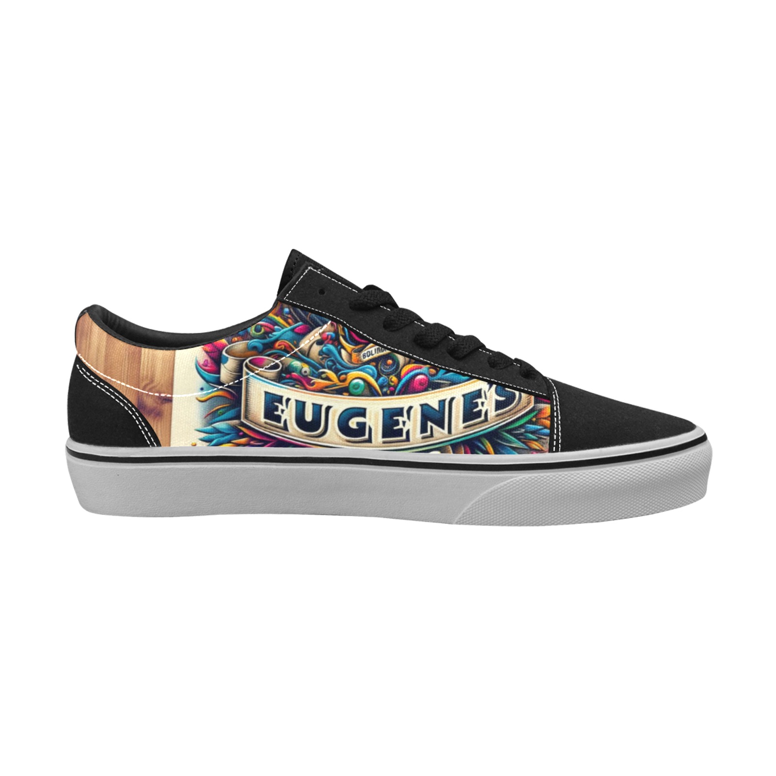 Eugenes shoes Women's Low Top Skateboarding Shoes (Model E001-2)