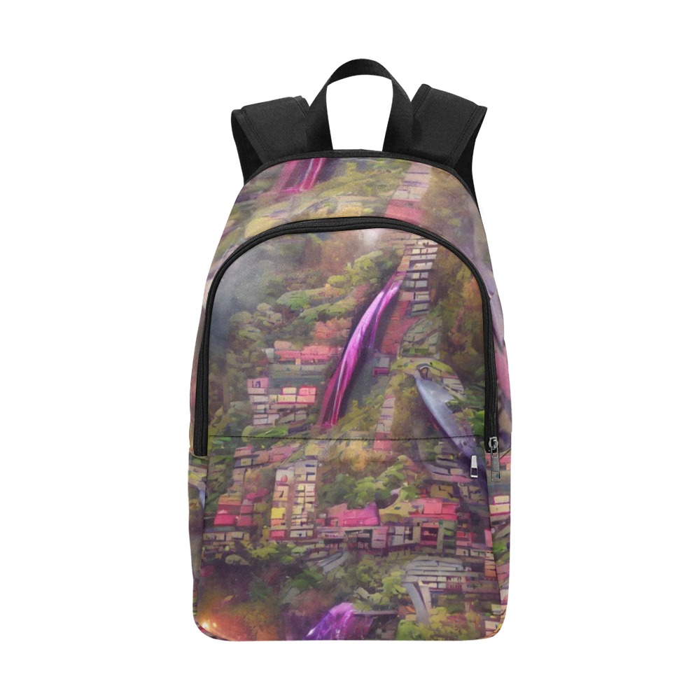 Imagination 019 Fabric Backpack for Adult (Model 1659)