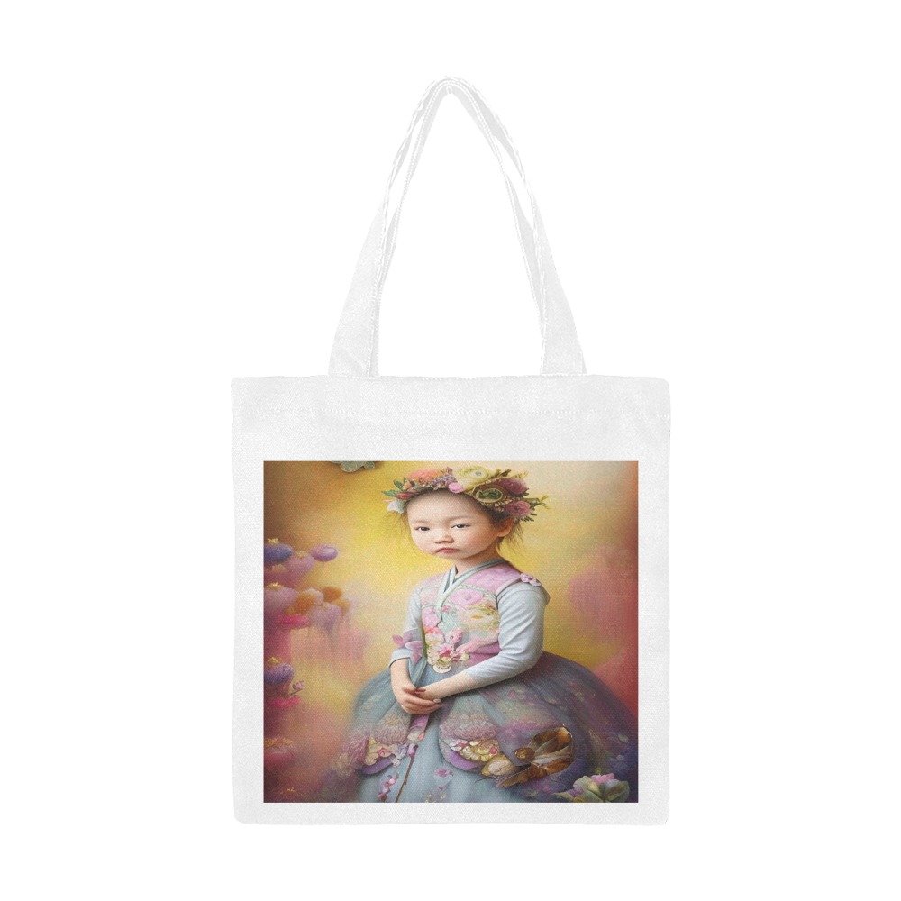 Pretty Girls 10 Canvas Tote Bag/Small (Model 1700)
