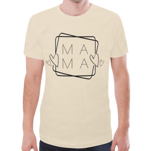Mama New All Over Print T-shirt for Men (Model T45)
